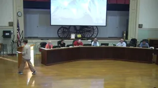 Extended public comment from Mechanics Row residents on unaccepted/private roads
