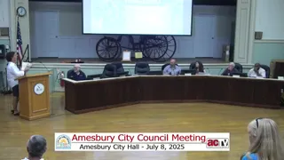 Resident public comment urging sidewalk repairs on Merrimack Street