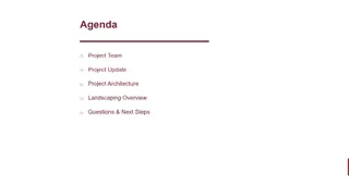 Applicant update: outreach, operations, and community listening session