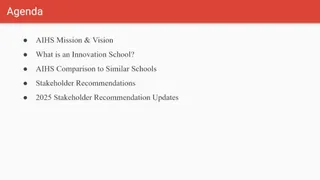 Innovation high school renewal presentation and school committee debate with amended approval